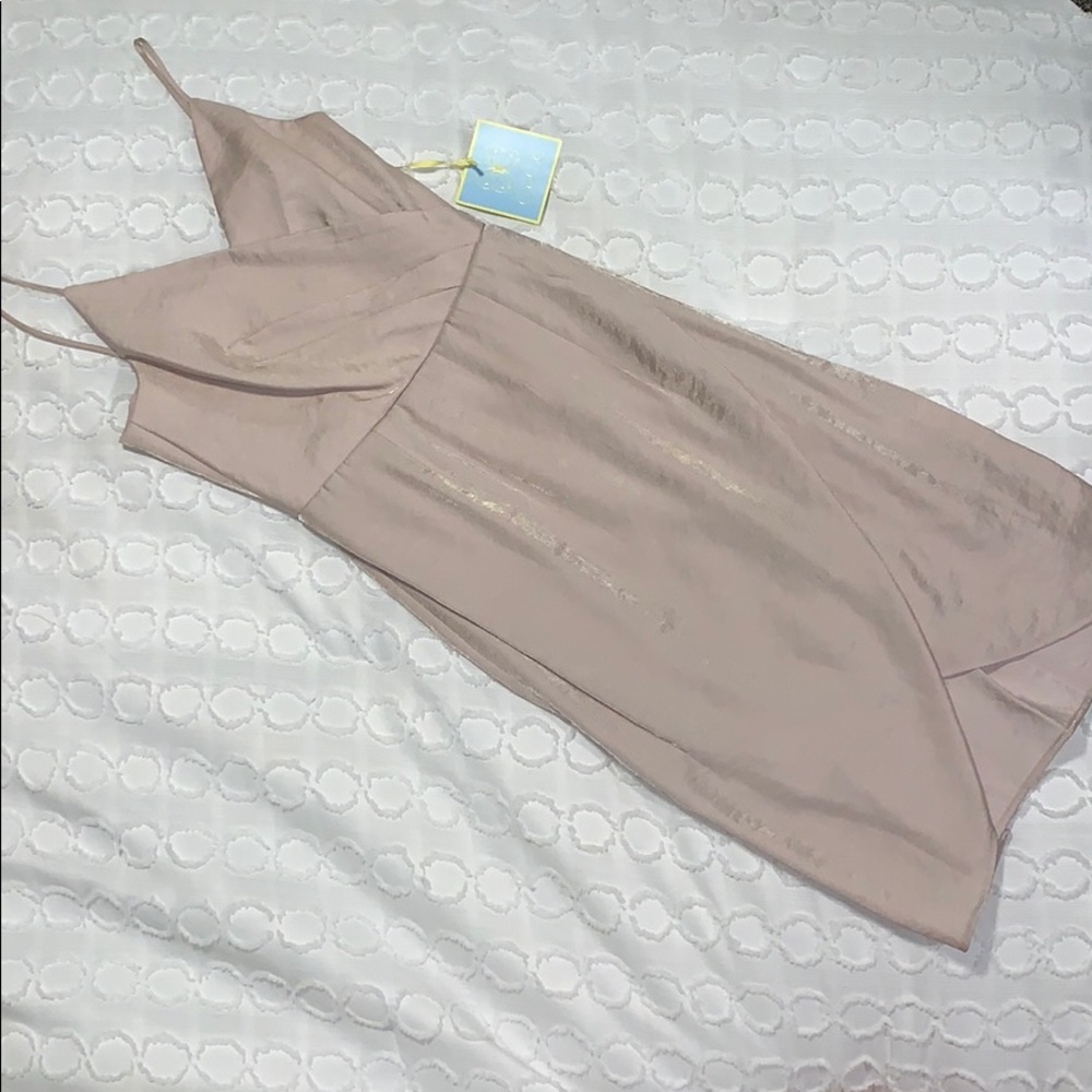 Blush colored CeCe dress size 0. - Picture 2 of 4